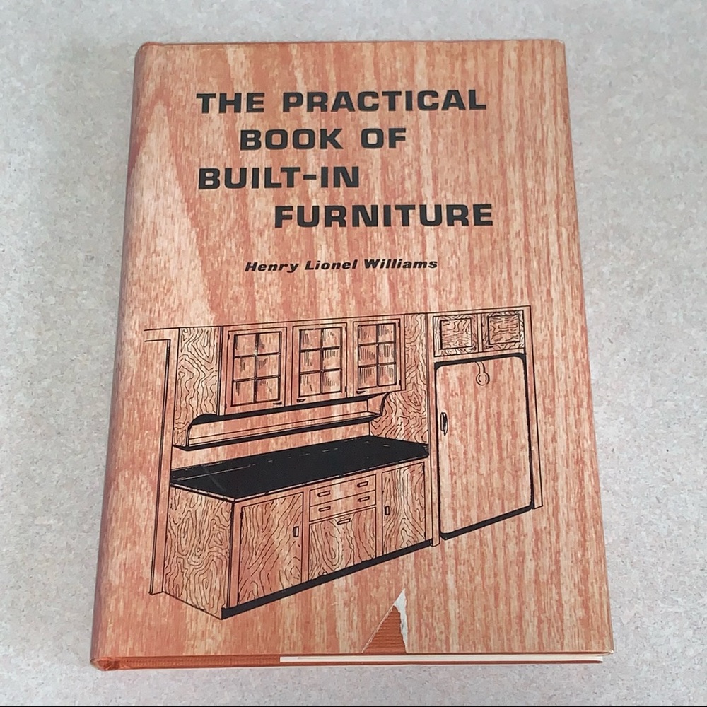 The Practical Book Of Built-In Furniture Vintage Hardcover // Home,